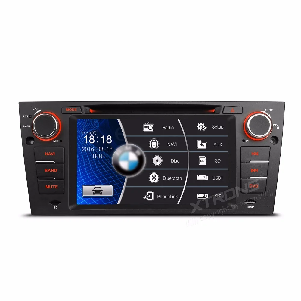 

XTRONS 7" Car DVD Player CANbus GPS Navigation Radio For BMW E90 Sedan/E91 Touring/E92 Coupe/E93 Convertible/(E90 /E92 /E93) M3