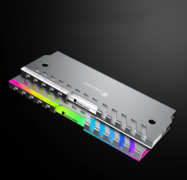JONSBO NC 2 ram шт радиатор rgb украшения ПК Комплект кулер жилет поддержка 4pin