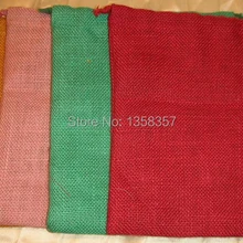 100 шт./лот джута/лен/Лен Шнурок Подарочные пакеты для туалетных принадлежностей/наушники упаковка, Размеры могут быть выполнены по индивидуальному заказу, различные цвета