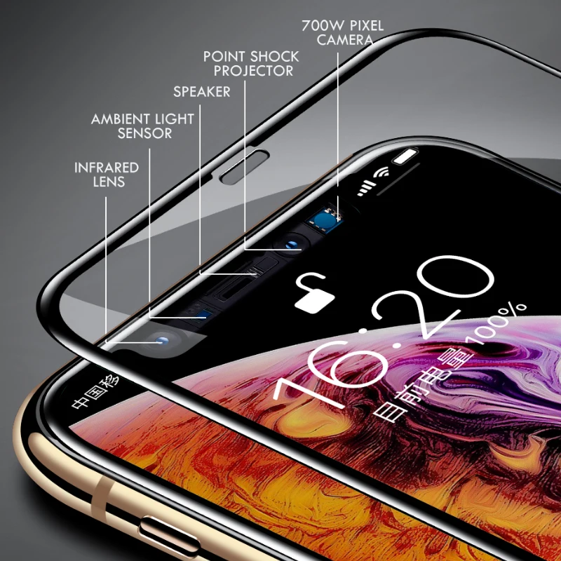 Suntaiho 10D Tempered Glass for iPhone XR XS Max X Full Curved Anti-Explosion Screen Protector film for iPhone 8 7 6S 6 Plus Suntaiho 10D Tempered Glass for iPhone XR XS Max X Full Curved Anti-Explosion Screen Protector film for iPhone 8 7 6S 6 Plus