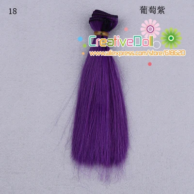 15 см BJD/SD волосы куклы/DIY куклы прямые парики волосы парик для bjd куклы