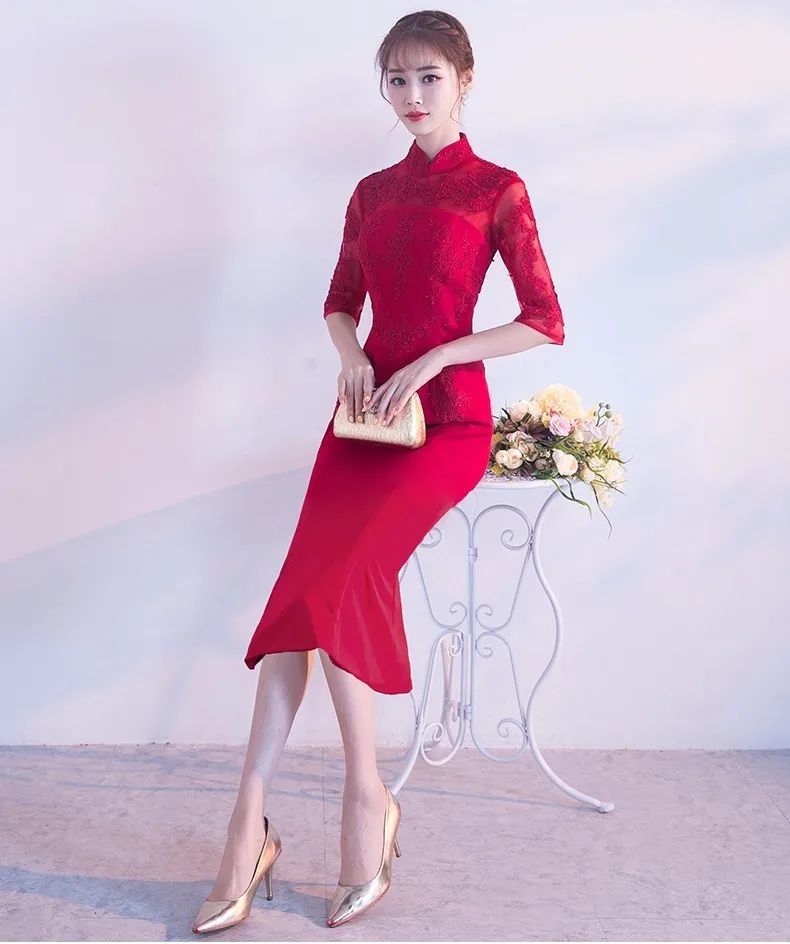 Современные китайские традиционные женские чонсамы Qipao платье Длинные вечерние платья традиционные свадебные платья Chineses восточные воротники