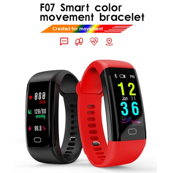 

F07 Waterproof Smart Bracelet Heart Rate Monitor Blood Pressure Fitness Tracker Smart band Sport Watch for ios android