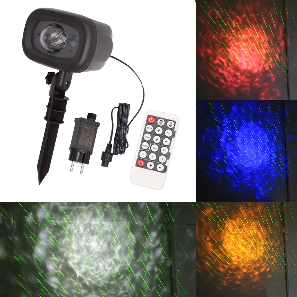 Outdoor Indoor Lawn Landscape Garden Xmas Show Projector EU Plug Widely used in Halloween Christmas Weddings
