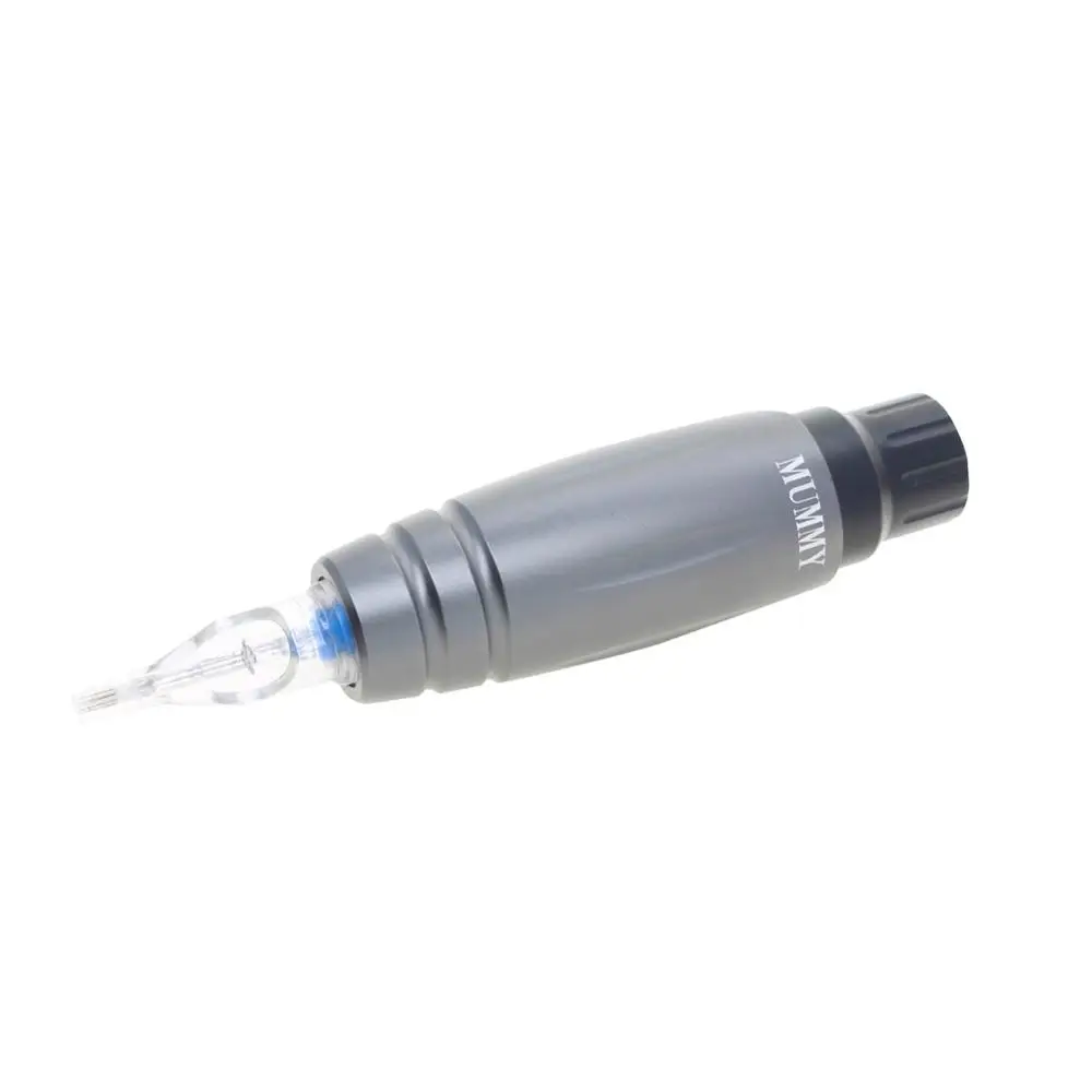 

Tattoo Short Pen Machine Gun Japan Coreless Motor 3.5mm Stroke Length Aluminum Frame Gray from Mummy