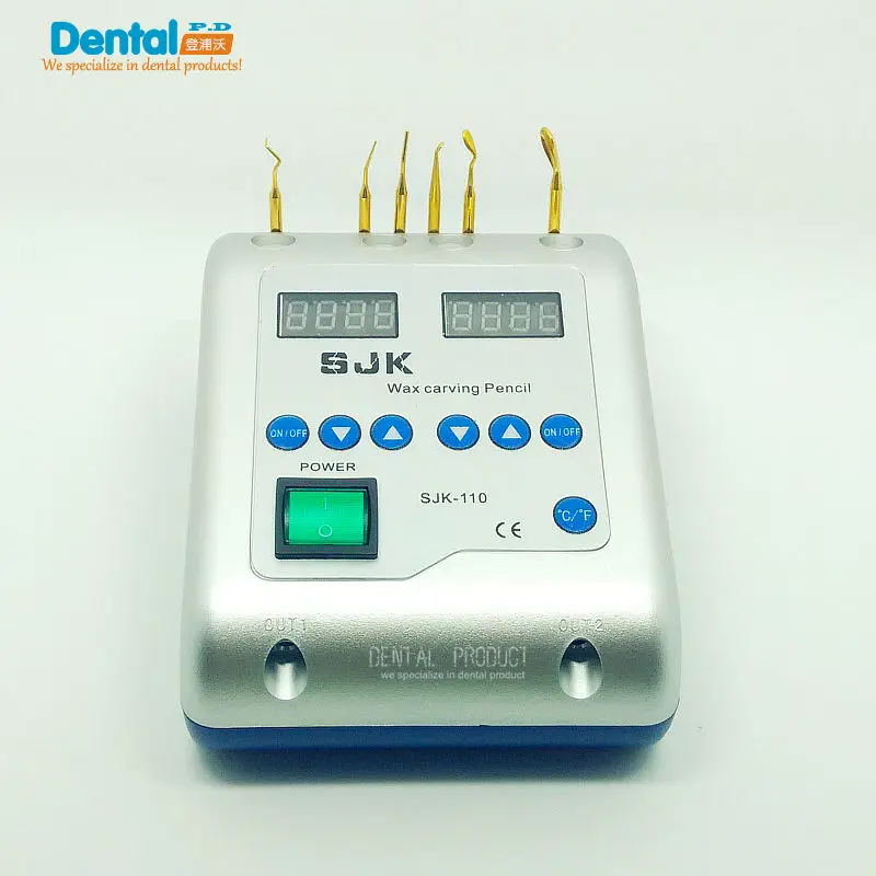 1set Dental lab Equipment Electric Wax Carving knife Machine Double Pen 6 Wax Tips Wax Carving 5