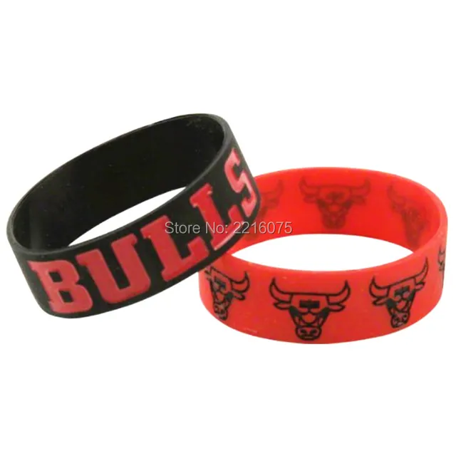 300pcs 25mm Wide Chicago Bull Wristband Silicone Bracelets Free 300pcs 25mm Wide Chicago Bull Wristband Silicone Bracelets Free Shipping By Dhl Express