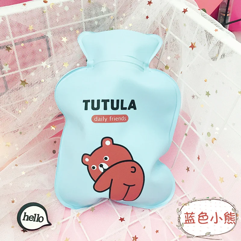 FOURETAW 1 креативный милый мультфильм Тоторо Медведь Кролик фрукты клубники рука ноги теплая горячая вода-заполнение горячей воды мешок