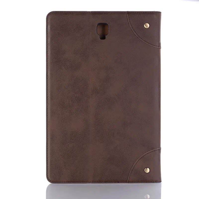 Роскошный чехол для Samsung Galaxy Tab S4 10," T830 T835 T837 SM-T830 SM-T835 принципиально в стиле ретро из искусственной кожи защитный чехол с подставкой+ защитная пленка на экран+ подставка для ручек