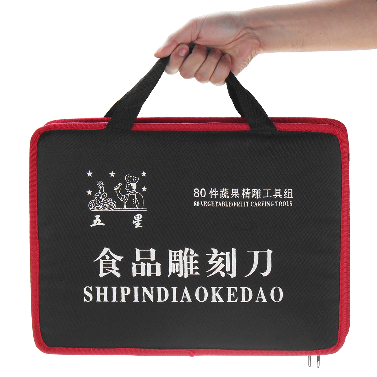 80PCS/Set Kitchen Carving Tool Kit Set with Portable Storage Bag Bakeware Vegetables Food Fruits Cooking Decorating Tools Gadget