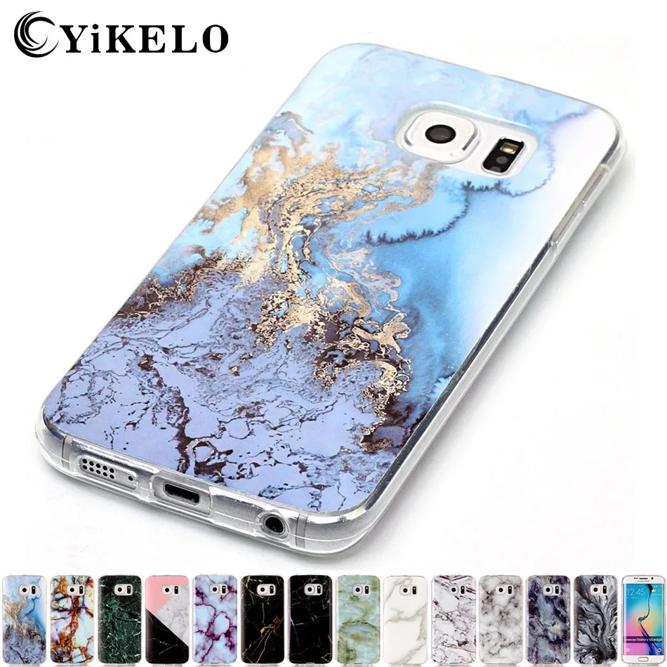 

YiKELO Marble Soft Tpu Skin Rubber Case For Samsung A3 A5 2017 J3 J5 J7 Prime S8 Plus G530 J330 Silicone Stone Texture Cover