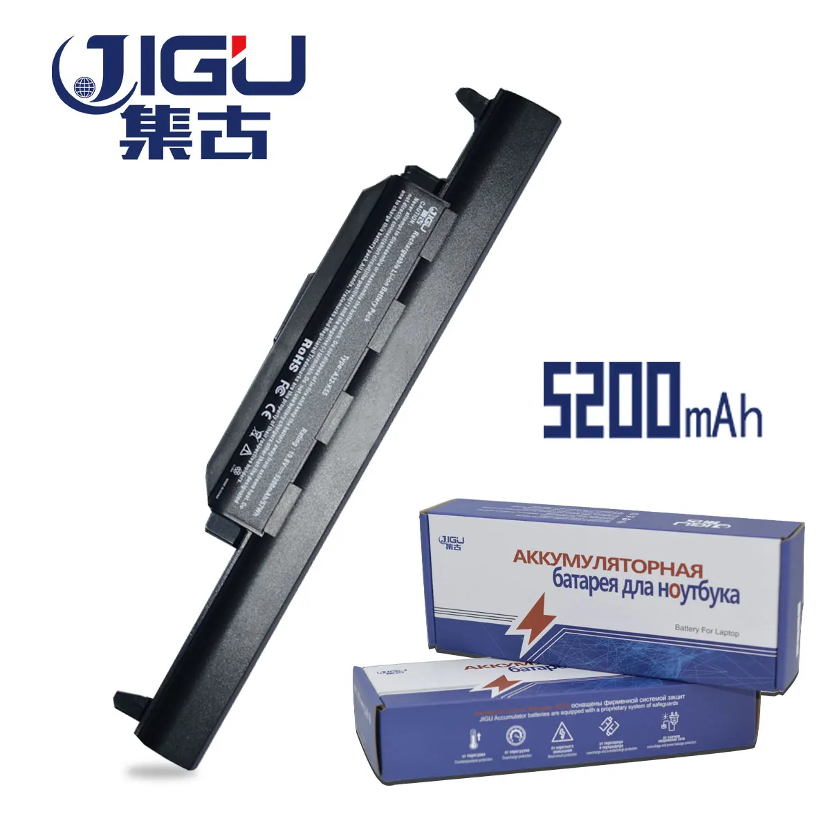 JIGU X55a 6 ячеек Φ K55 Series Аккумулятор для ноутбука ASUS A75A A95 A55D K45D K45VM A45A A45DE