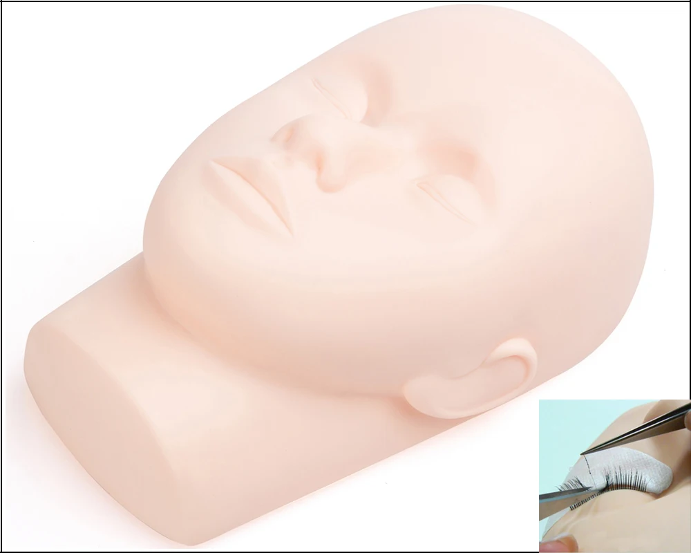 

BEAUTY7 Professional Mannequin Training Head Make Up Eyelashes For Eyelashes Extension Makeup Practice Tools mannequin head