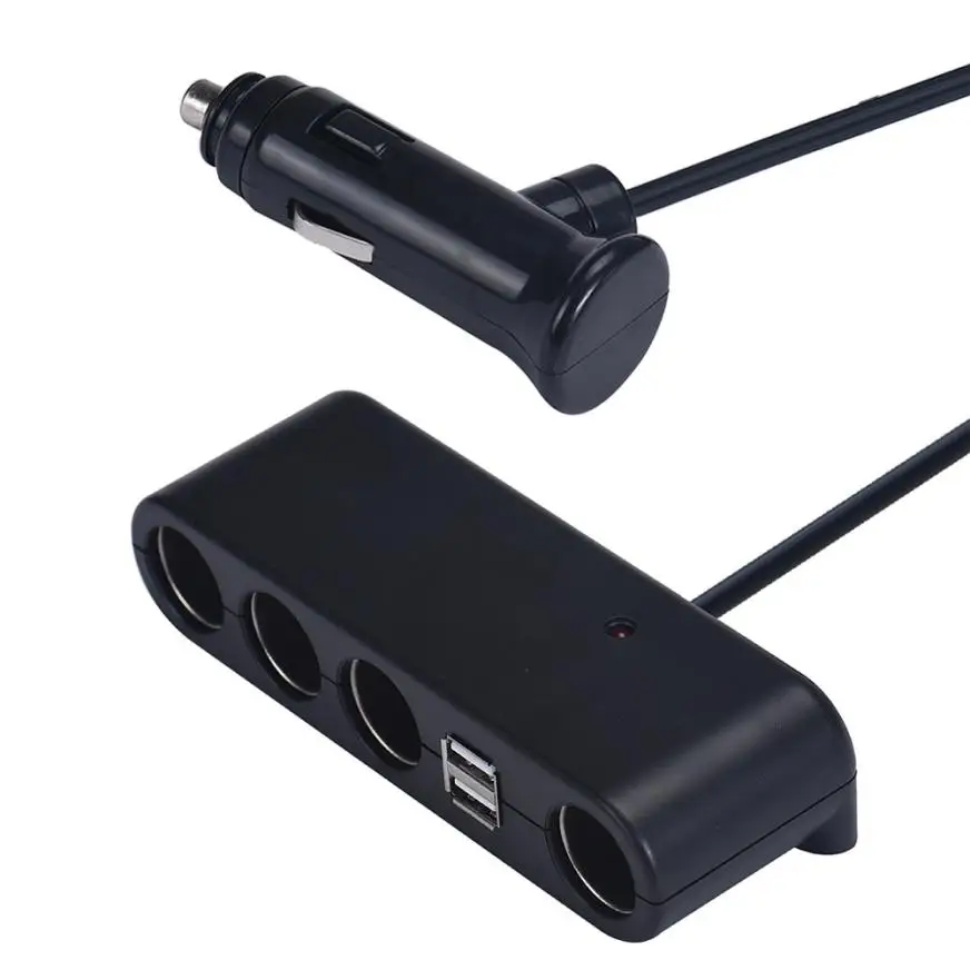 CARPRIE 4 способ мульти разветвитель автомобильного прикуривателя USB адаптер зарядное устройство Apr2 Прямая поставка apr16