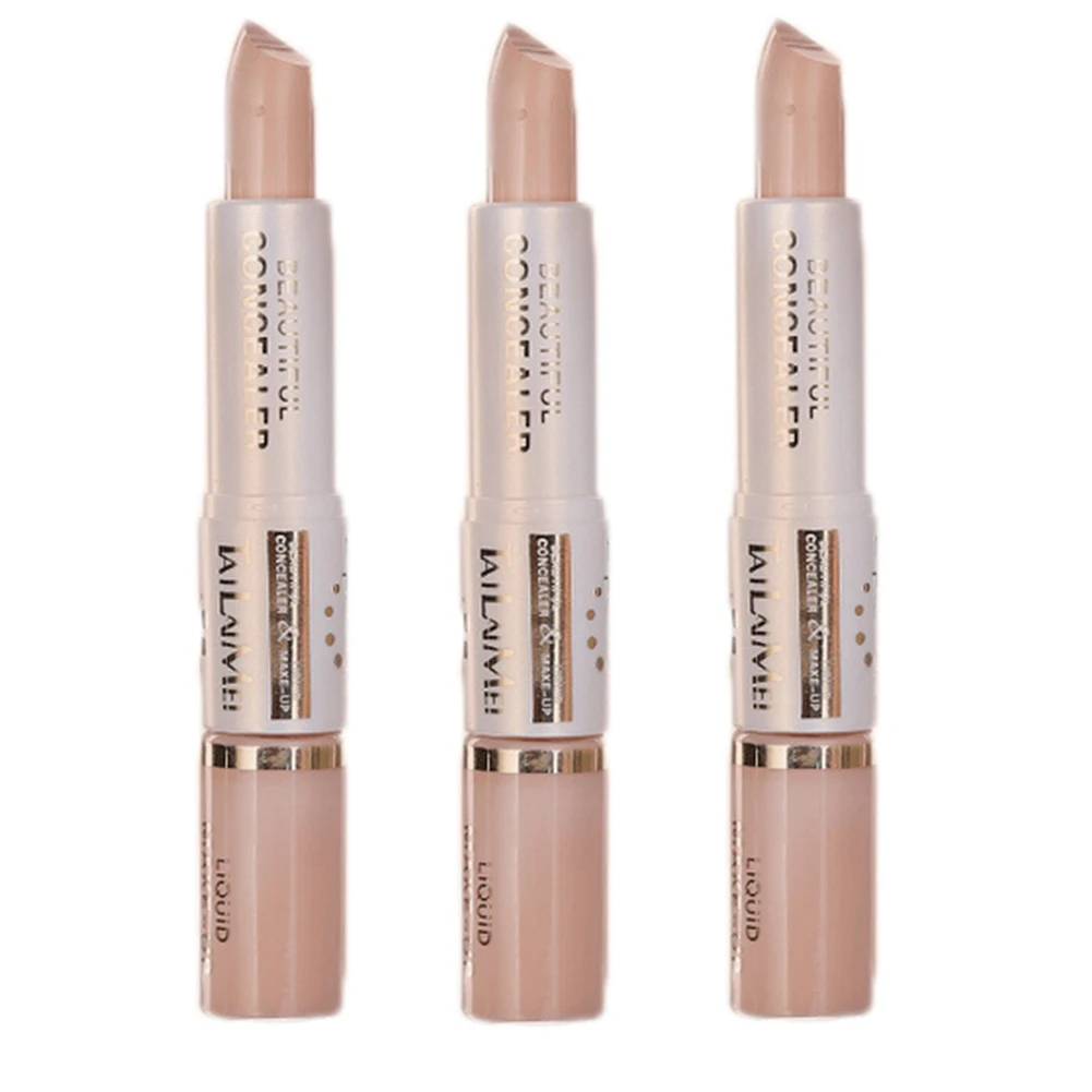

2 in 1 Concealer Foundation Moisture Liquid Cream Concealer Lip Beauty Make up Dark Eye Circle Cover Concealer