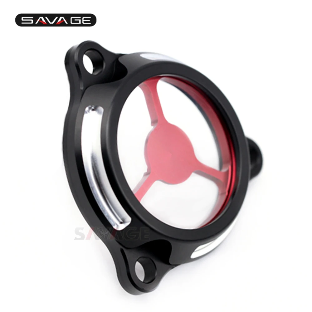 Engine Oil Filters Cover For SUZUKI DR-Z DRZ 400E DRZ 400S DRZ 400SM Motorcycle Accessories Clearness Cap Dirt Bike Motos Filter