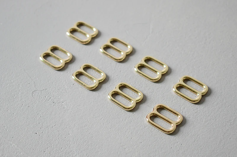 10pcs Gold Sliders Adjusters For Webbing 15mm Belt Buckle Handbag Bag Dog Collars Durable Hardware Zinc Alloy Diy Accessory
