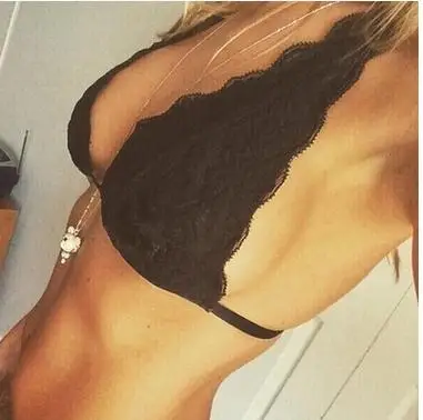 

LASPERAL 2019 Women's Lace Bra Sexy V-neck Sport Bras Halter Racerback Bralette Corset Underwear Comfort Yoga Fitness Tops New