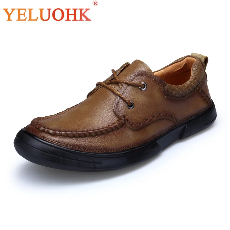 Buy Genuine Leather Shoes Men High Quality Men Leather