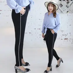 Shuchan плюс размер женские Леггинсы теплые женские длинные теплые ботильоны женские теплые брюки с высокой талией черные XL-4XL