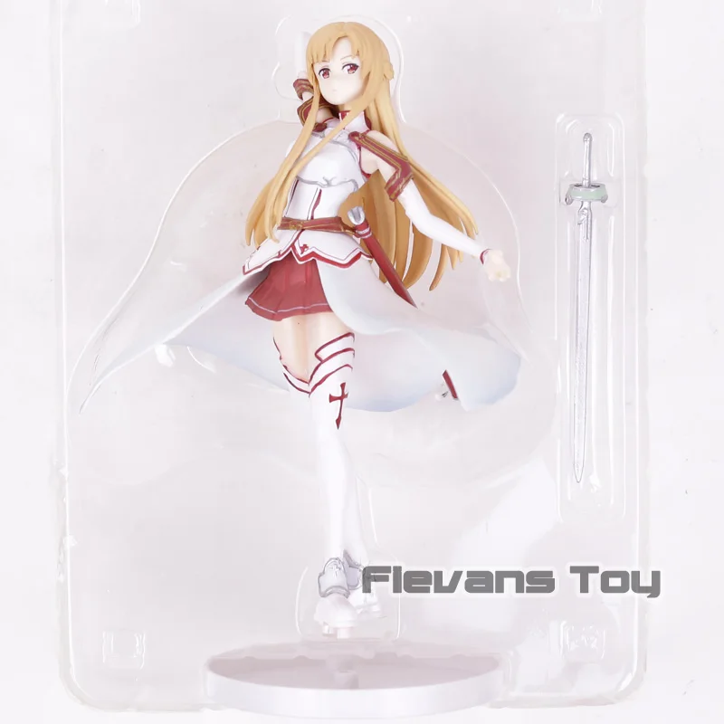 Sword Art Online SAO вернет Yuki Asuna Yuuki color Ver. Фигурка кукла из ПВХ Коллекция Модель фигурка игрушка - Цвет: white no box