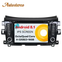 Car GPS Navigation DVD Player Radio pure Android 7.1 8.0 For NISSAN NP300 Navara 2014+ Stereo Headunit SatNav multimedia record