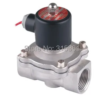 Free Ship 5PCS A Lot AC110V 1'' 2S250-25 Stainless Steel Solenoid Valve Normally Closed 2Way VITON Oil Acid Free Ship 5PCS A Lot AC110V 1'' 2S250-25 Stainless Steel Solenoid Valve Normally Closed 2Way VITON Oil Acid