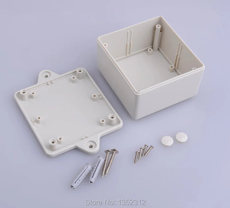 Free-shipping-wall-mount-plastic-electronics-project-box-abs-pe-plastic-outlet-box-80-75