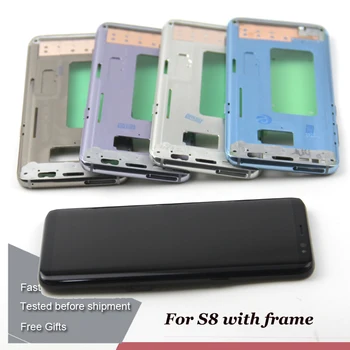 

LCD For Samsung S8 LCD with Frame Replacement for SAMSUNG Galaxy S8 Plus LCD G955 S8 G950 G950F Display lcd Touch Screen