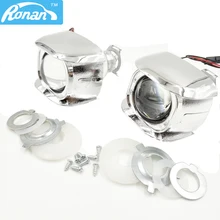 RONAN Bi Xenon H1 1.8 2.0 Mini Projector Headlights Lens LHD For Cars Motorcycle H4 H7 Retrofits Fog Lights DIY Bulb Car Style