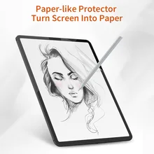 NEW PET Paper Like Screen Protector Film Matte Anti Glare Non Smooth Painting for iPad pro 9.7 10.5 11 12.9 inch 
