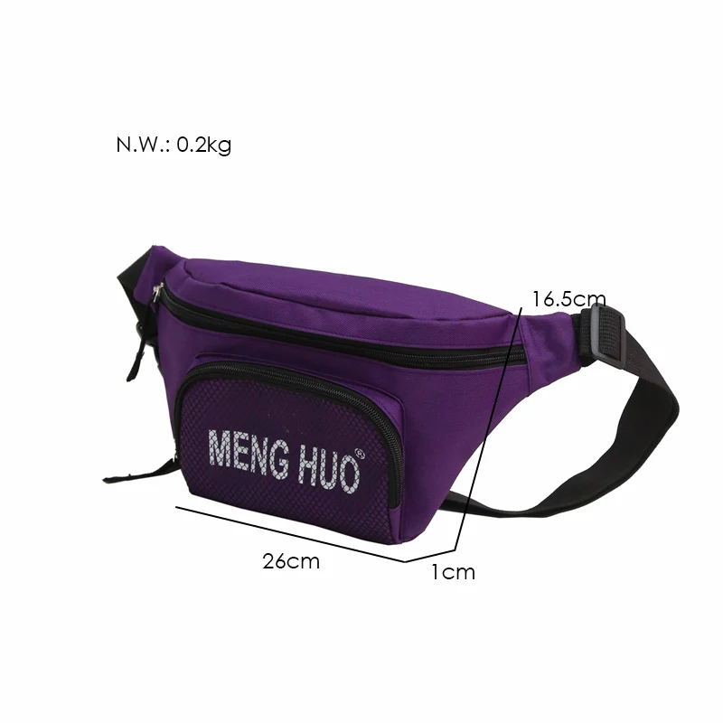 2018 High Qualty Hot Sales Waist Packs Women Men Fanny Pack Belt Bag Phone Pouch Bag Travel Waist Pack Big Waist Bag Nylon Pouch (7)