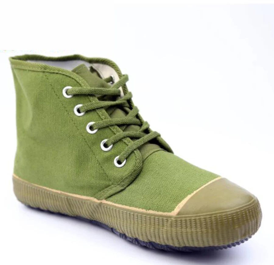 Fashion Classic Liberation Shoes Men's High-slip Non-slip Canvas Yellow Sneaker Wear-resistant Breathable Female Army Gree | Обувь