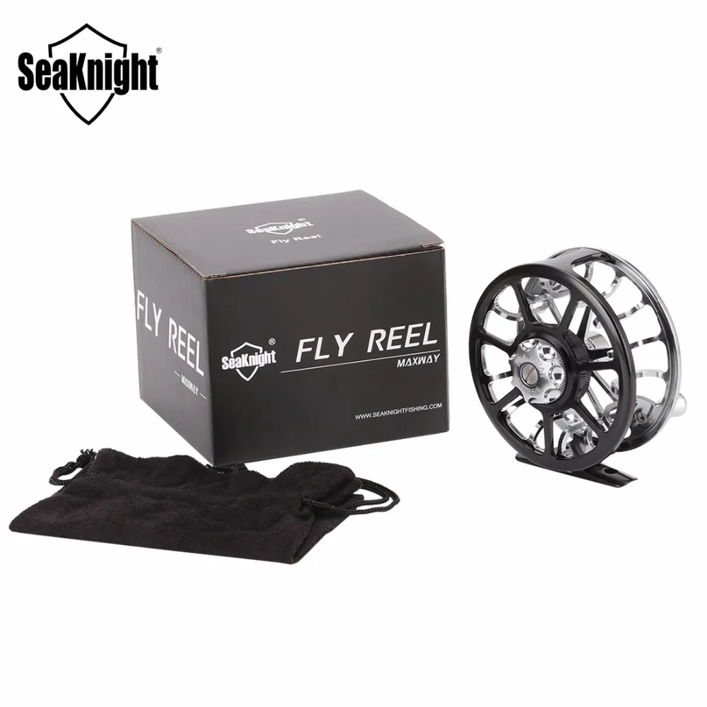 씨나이트 뉴 탑 퀄리티 맥스웨이 엘리트 3BB 137g 7003-T6 알루미늄 풀 메탈 5/6 플라이 낚시 릴, 가방 포함 플라이 릴