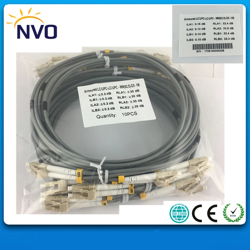 Внутренний LC/UPC мм DX (0 6 плотное буферное волокно) L: 1 м диаметр: 3 0 ПВХ куртка