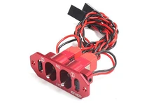 F08024/6 Marque Heavy Duty Métal Double Interrupteur D’alimentation Pas de Carburant Dot pour RC Hélicoptère Voiture Bateau Moteur D’avion partie 3 couleurs