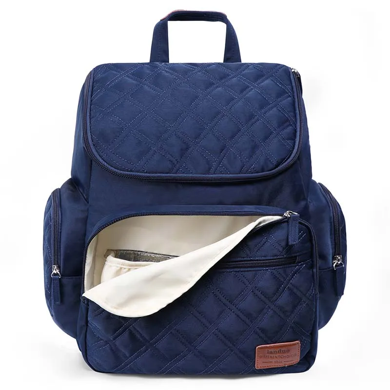 LAND LANDUO Многофункциональный рюкзак из узорчатой ткани Mamy Bag bebek bakim cantalari sac maternit