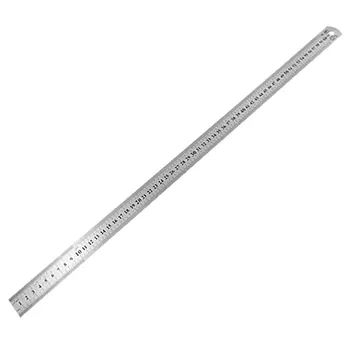 

60cm Stainless Metal Measuring Straight Ruler