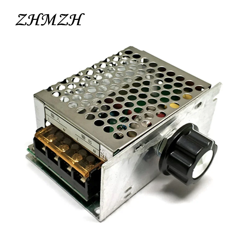 High Power 4000W Thyristor Electronic Dimmer 220V Silicon Controlled Rectifier Voltage Regulator Speed Control Thermostat High Power 4000W Thyristor Electronic Dimmer 220V Silicon Controlled Rectifier Voltage Regulator Speed Control Thermostat
