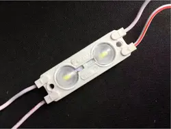 500 шт. 1 Вт LED injection модуль с Len SMD5630/5730 DC12v открытый модуль 2smd логотип красный/зеленый /синий/белый/теплый белый/желтый