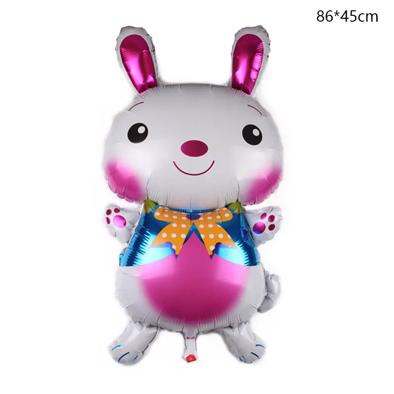 1 шт. 86*45 см Bing Банни фольгированный шар мультфильм кролик воздушные шарики в виде животных игрушки для детей день рождения украшения Globos - Цвет: Мятно-зеленый