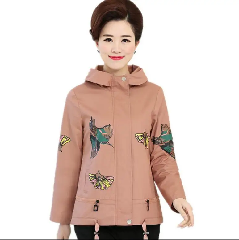 Spring and autumn new fashion middle aged mother font b jacket b font casual font b