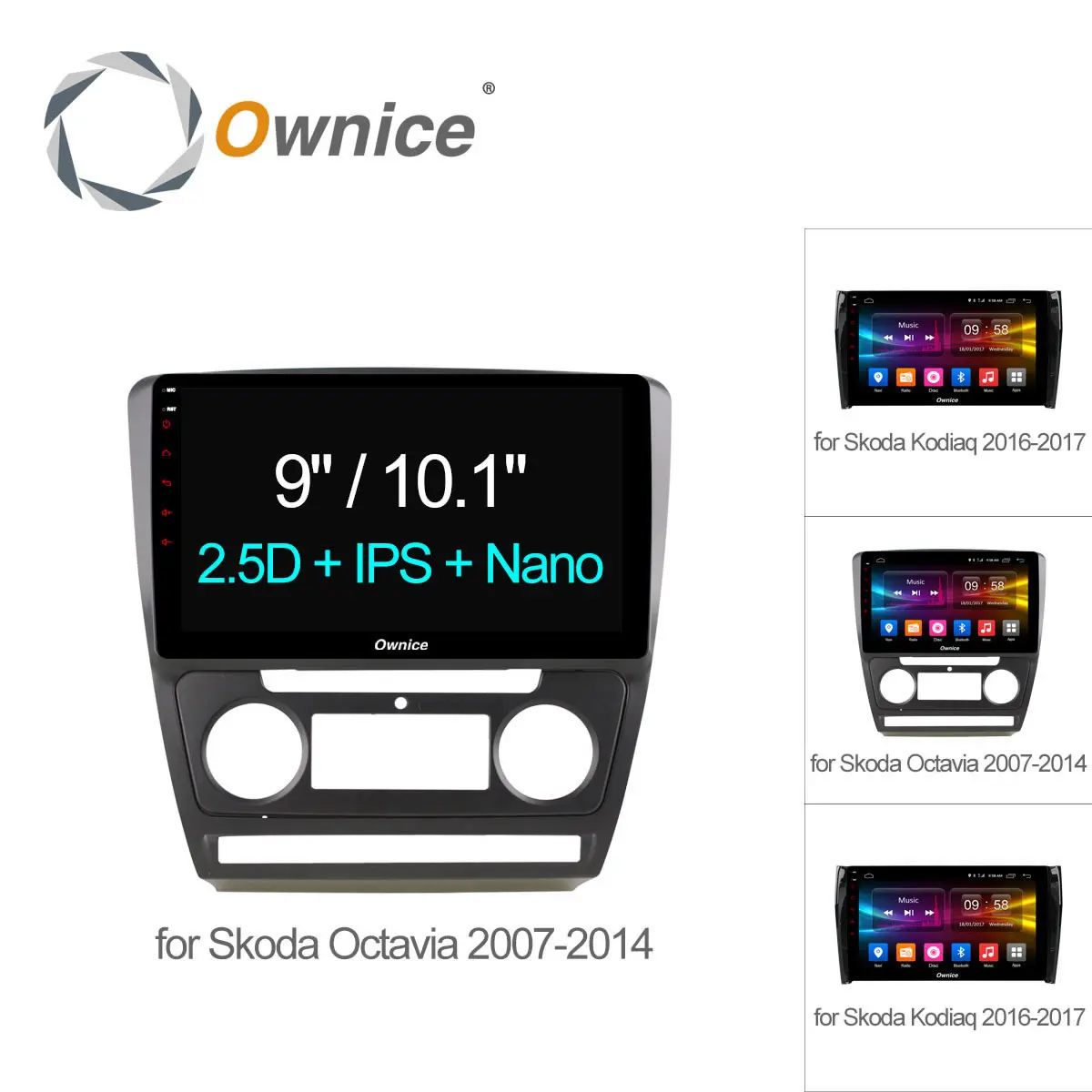 10 1 &quotOcta Восьмиядерный Android 6 0 dvd-плеер автомобиля gps навигации для Skoda Octavia 2007 2008
