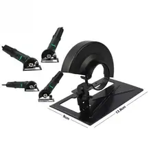 Adjustable Metal Angle Grinder Accessories, Thickened Cutting Balance Frame, Bracket Base, DIY Woodworking Tools woodworking tools double layer rails right angle cutting accessories jf1173