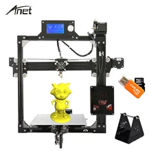Анет Высокая точность Скорость A2 3D принтер алюминия Структура DIY 3D комплект принтера печати больших 220*270*220 мм Prusa i3 принтера