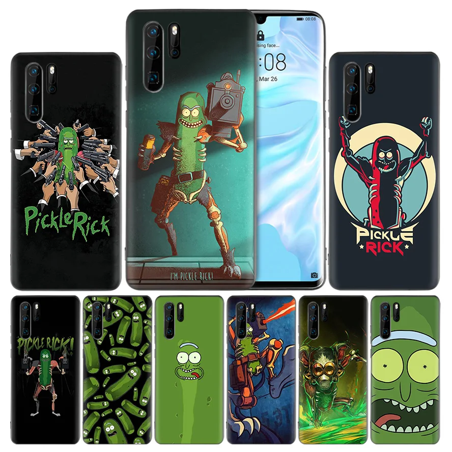 

Rick and Morty Pickle Rick Silicone Case Cover for Huawei Mate 20 10 P30 P20 P10 Lite Pro P Smart Plus 2019 Enjoy 9S 9E Nova 4E
