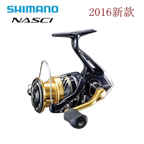 

100% original Japan Shimano NASCI 500 1000 2500 C3000HG 4000xg C5000xg Spinning Fishing Reel 4+1BB gear ratio 5.0:1/6.2:1