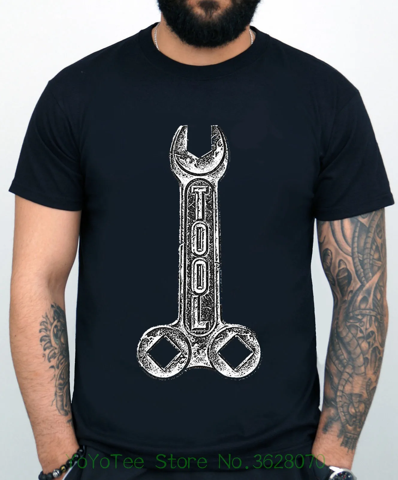 New Fashion Mens Short Sleeve Tshirt Cotton T Shirts Tool Rock Band T