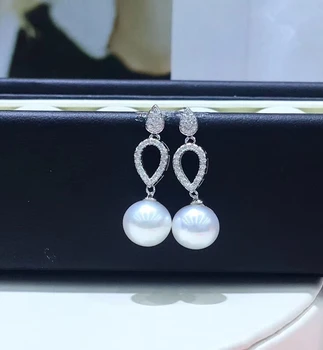 

925 Sterling Silver Earrings Findings Base Earrings Settings Mountings Parts Mounts for Pearls Agate Coral Stones