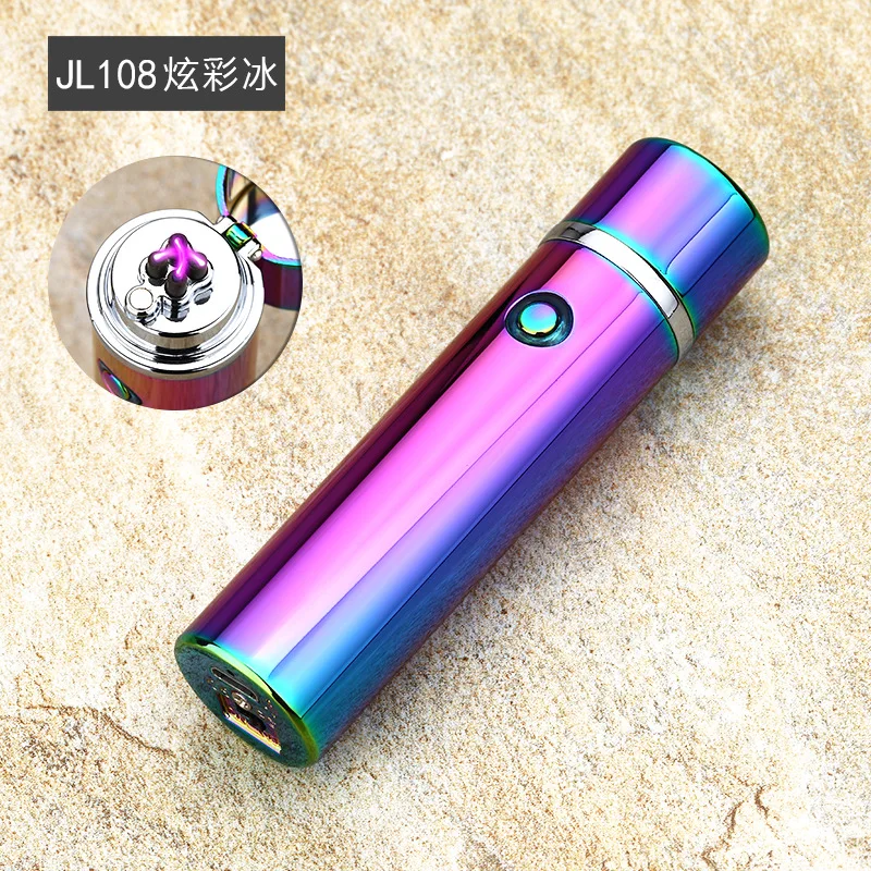 

Usb Charging Cigarette Cigar Double Arc Plasma Lighter Creative Electronic Pulse Metal Lighters Tobacco Smoke Hookah